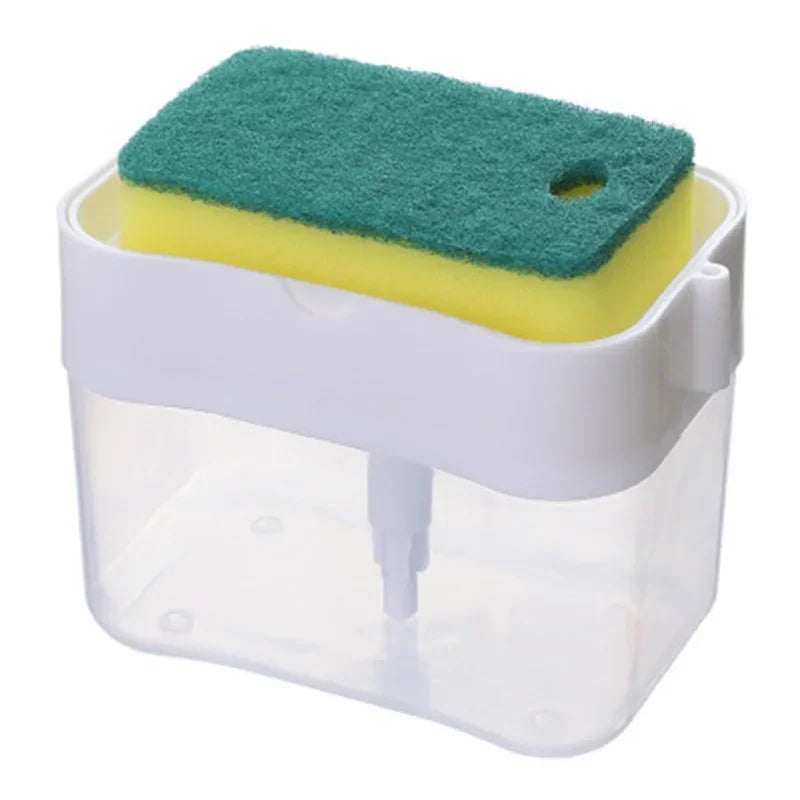 Automatic Dish Soap Dispenser - One- touch Sponge Pump
